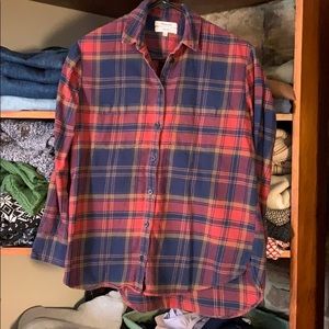 Madewell boyfriend flannel